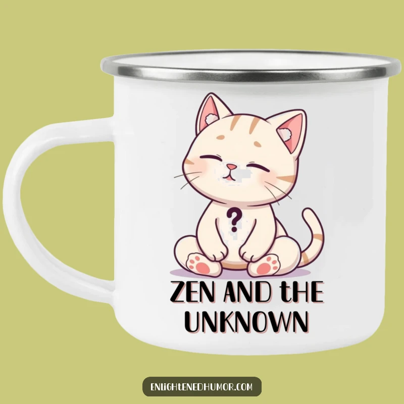 Funny Cat Campfire Mug: Ponder the Stars with Hilarious Humor!