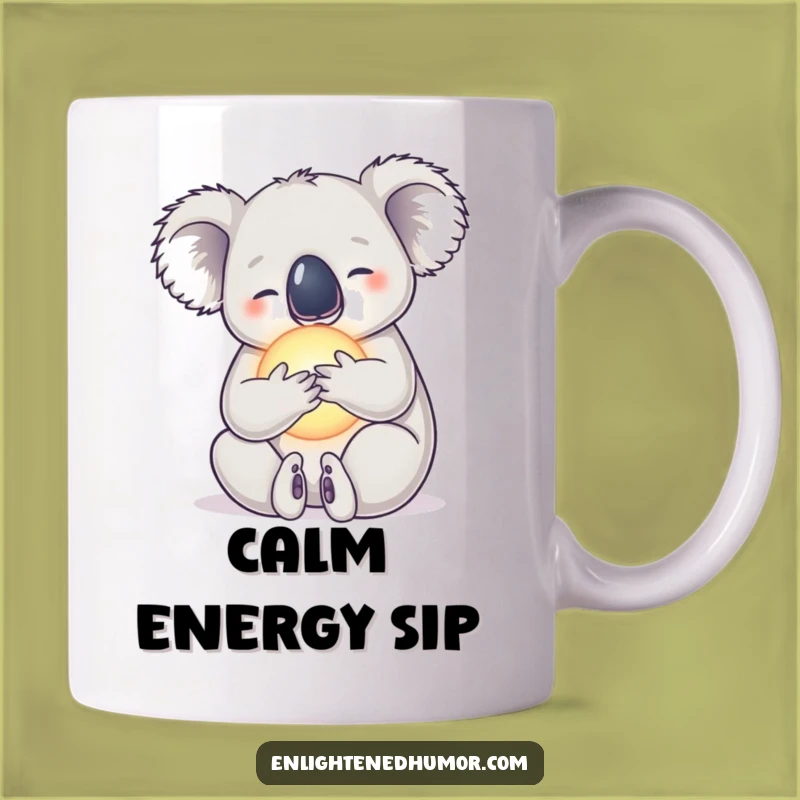 Funny Koala Mug - Embrace calm with this humorous and peaceful gift!