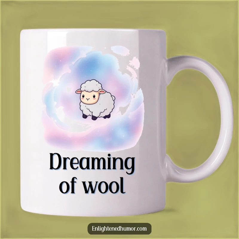 Funny Sheep Nebula Mug: A Hilarious Cosmic Gift for Dreamers and Star Gazers