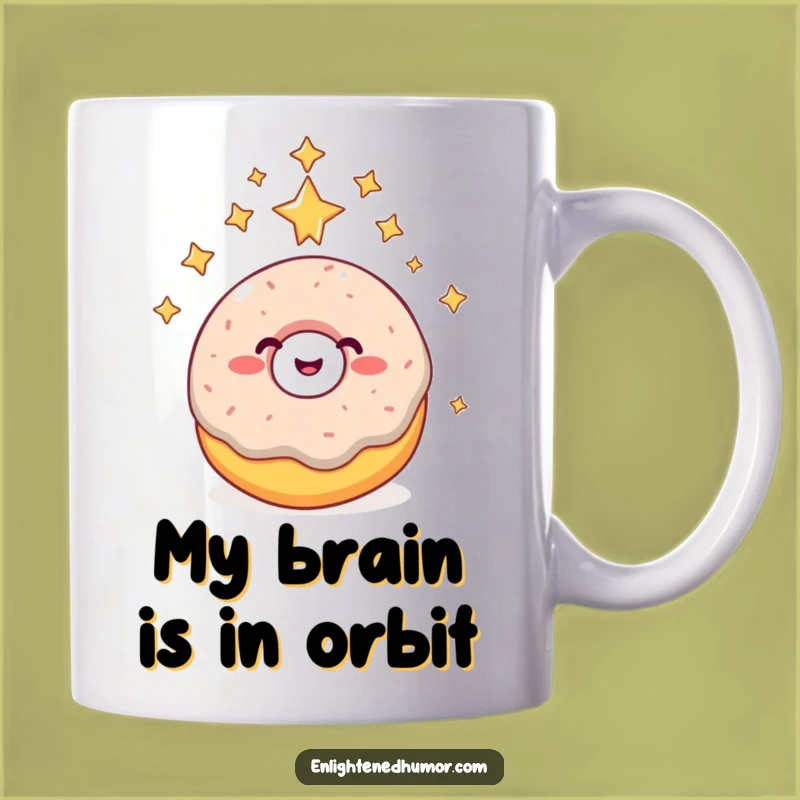 Funny Giggling Donut Higher Consciousness Mug - Perfect Cosmic Gift for Stargazers