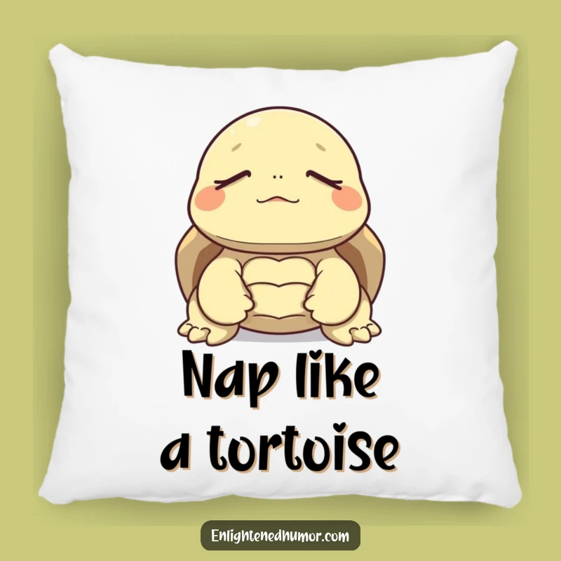 Funny Tortoise Pillow: Meditate in Style - Cozy & Cute Gift Decor