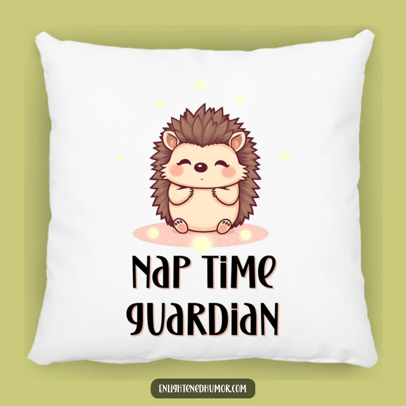 Funny Hedgehog Pillow: Kawaii Orb Comfort, Cute Peaceful Gift