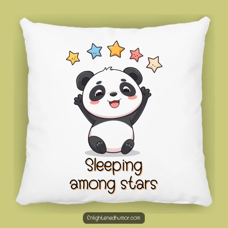 Funny Panda Pillow - Cozy comfort for dreamers and panda lovers!