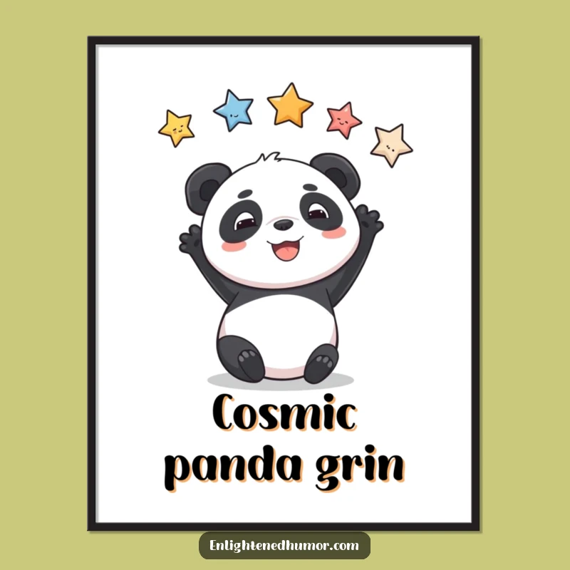 Funny Panda Digital Art - Instant inspiration for your digital space!