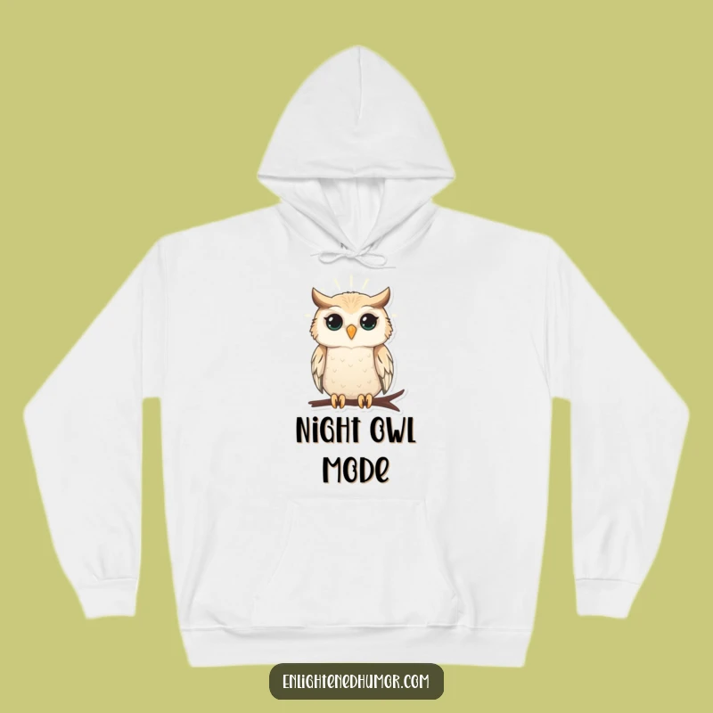 Cozy Funny Owl Hoodie: Stay Warm & Wise with a Humorous Gift