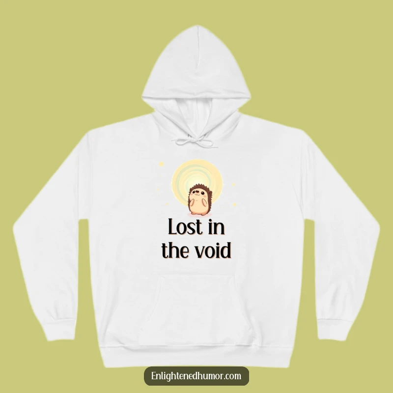 Funny Hedgehog Cosmic Hoodie: Stay Warm with Hilarious Interstellar Vibes