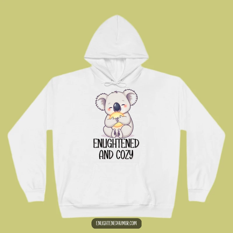 Funny Koala Hoodie - Cozy comfort with a touch of cosmic calm!