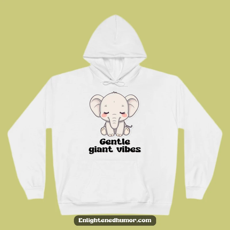 Cozy Funny Elephant Hoodie: Meditate in Comfort with a Humorous Gift