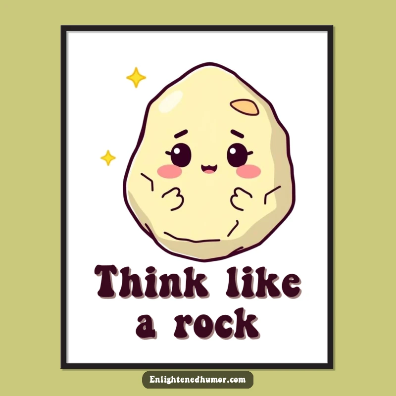 Funny Free Printable Philosopher Stone Wall Art: Wise Character Downloadable Art Gift