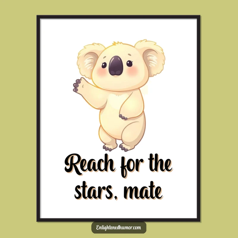 Free Printable Koala Wall Art: Uplifting Aura Serene Art Downloadable