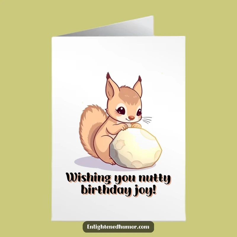 Free Printable Celestial Squirrel Birthday Card - Magical Downloadable Gift for Dreamers