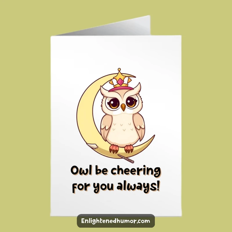 Free Printable Wise Owl Congratulations Card - Magical Downloadable for Success