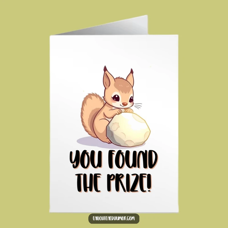 Free Printable Celestial Squirrel Congrats Card - Mystical Downloadable for New Beginnings