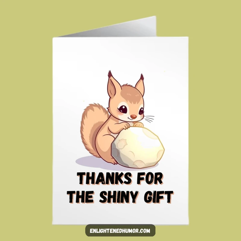 Free Printable Thank You Celestial Squirrel Card - Enchanting Downloadable Appreciation Gift