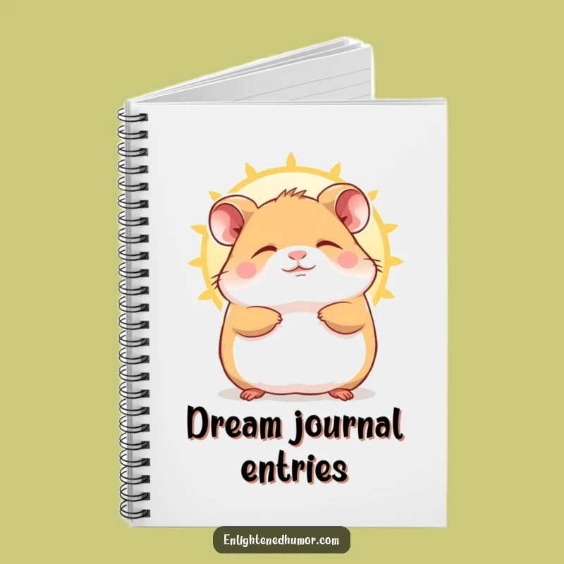 Funny Hamster Notebook: Jot Down Blissful Thoughts Here