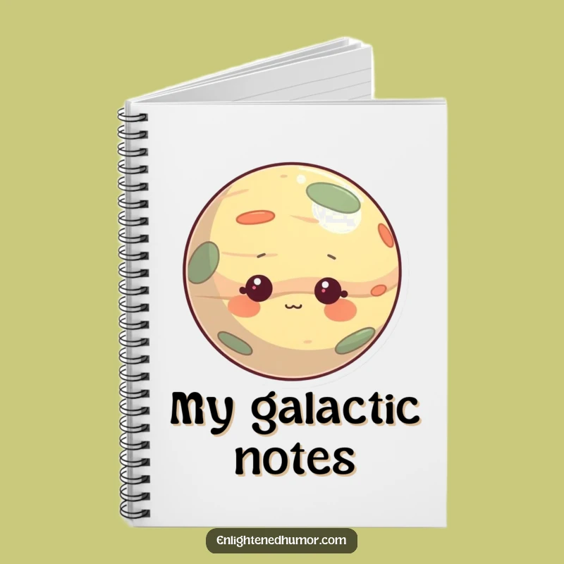 Funny Notebook: Curious Planet Character Journal, Gentle Observations, Perfect Funny Gift