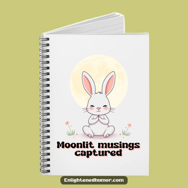 Funny Rabbit Moon Journal: Jot Down Thoughts with Peaceful Humor