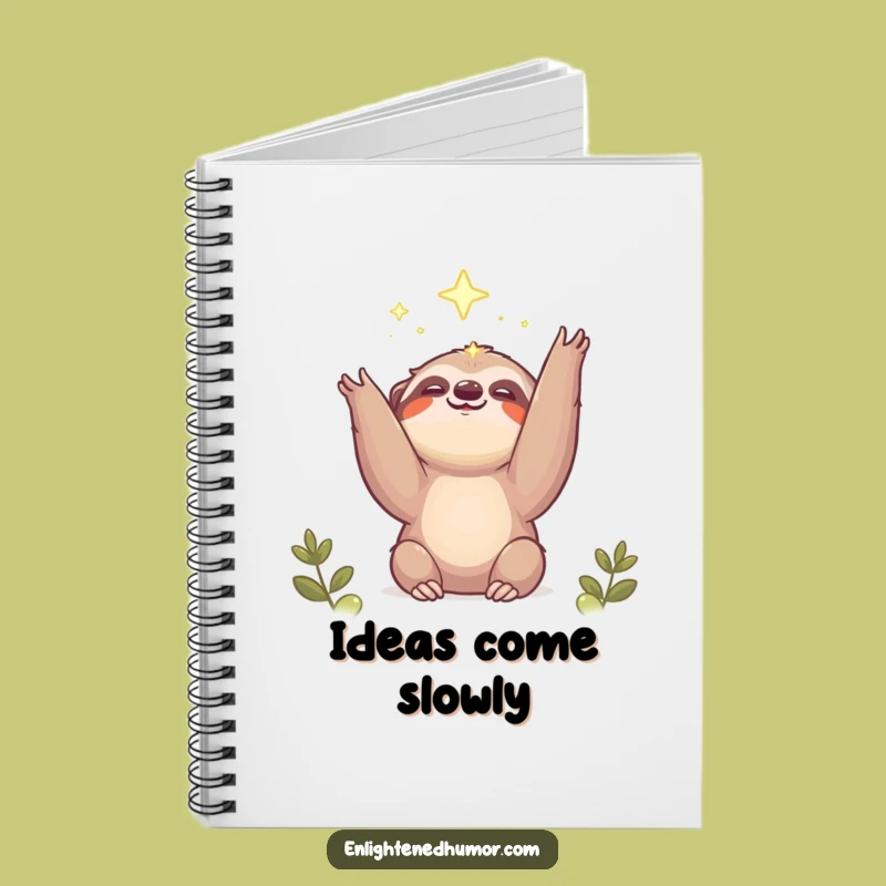 Funny Sloth Notebook: Light Journal, Cute Dreamer's Gift