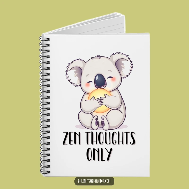 Funny Koala Notebook - Jot down peaceful thoughts with ease!
