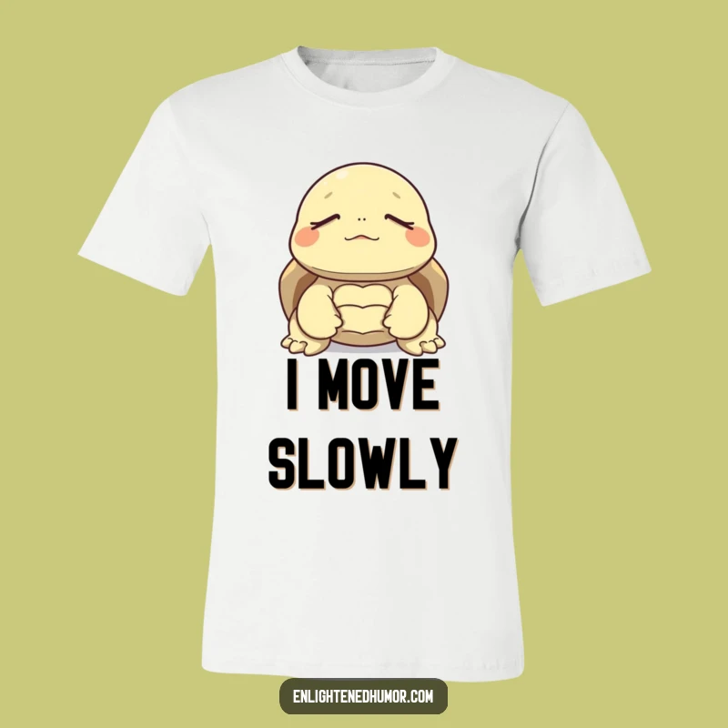 Funny Tortoise Meditation T-Shirt: Embrace Calm with Gentle Humor Gift